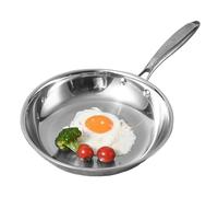 Pzuryhg Stainless Steel Pan, Steak Frying Pan, Induction Cooker, Stove, Uncoated Pan,Stainless Steel Frying Pan, Skillets And Frying Pans, Stainless Cookware For Home, Kitchen