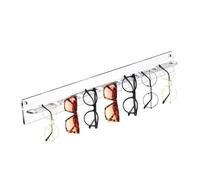 Pzuryhg Sunglass Organizer Wall, Acrylic Eyeglass Storage Display Rack, Stylish Multi-Eyewear Holder, Space-Saving Wall-Mounted Design, Entryway Shelf, Keeps Glasses Neat