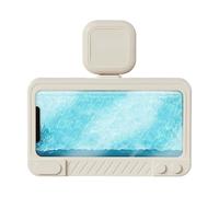 Pzuryhg Supporto per telefono - Supporto impermeabile per doccia, rotazione a 360 gradi, involucro completamente sigillato, struttura resistente all'acqua, display con angolo di visione regolabile