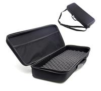 Pzuryhg Vriusi Waterproof Fishing Bag, High Capacity Fishing Tackle Bag, Adjustable Rod Bag, Foldable Fishing Gear Bag, Black 21.46x7.87x3.35 For Fishing Rod and Reels, Perfect for Friends