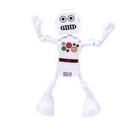 Pzuryhg Windup Toys, Dancing Robot, Fun Interactive Toy, Engaging Creative Minds, Playful Robot Features, Portable Party Favors, for Birthday, Classroom, School Table, Travelling, 4.53 Inches