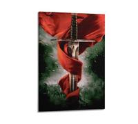 PZXXUEHY Poster decorativo da parete su tela, motivo King Arthur, stampa moderna, per camera da letto, per camera da letto, 60 x 90 cm