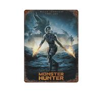PZXXUEHY Poster del film Monster Hunter PosterWall Decor Art Metal Tin Poster Modern Bar Decorations40x30cm