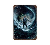 PZXXUEHY Poster del film Percy Jackson e il ladro di fuoco, decorazione da parete, poster in metallo moderno, decorazione da bar, 30 x 20 cm