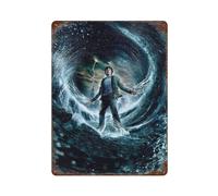 PZXXUEHY Poster del film Percy Jackson e il ladro di fuoco, decorazione da parete, poster in metallo moderno, decorazione da bar, 40 x 30 cm