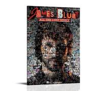 PZYASX James Blunt - Poster da parete impermeabile con scritta "All The Lost Souls", su tela, adatto per ufficio, camera da letto, soggiorno, poster 20 x 30 cm, con cornice