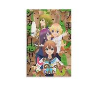 PZYASX Nokotan - Poster impermeabile su tela, motivo: My Deer Friend, decorazione da parete, adatta per ufficio, camera da letto, soggiorno, 50 x 75 cm, senza cornice