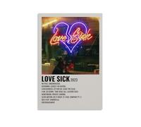 PZYASX Poster da parete su tela, impermeabile, motivo: Don Toliver, Love Sick, adatto per ufficio, camera da letto, soggiorno, poster, 50 x 75 cm, senza cornice