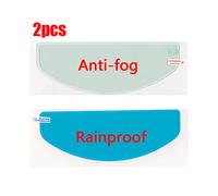 (Q)1/2 Pellicola protettiva trasparente antiappannamento e antipioggia per casco da moto, tre stili,