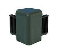 Q 4504 DG - Angolo per telaio del coperchio, colore: Grigio scuro