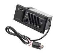 Q-7545R - Pickup piezoelettrico equalizzatore a 4 bande per chitarra acustica, dritto
