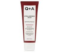 Q+A Detergente idratante all'acido ialuronico (125 ml), detergente schiumogeno delicato, lavaggio viso con aloe vera e cocco betaina, idratante e non essiccante, cura della pelle senza profumo