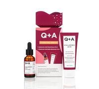 Q+A Hydrating Heroes Set Regalo Skincare - Un set regalo con Siero Viso all'Acido Ialuronico 30ml, Crema Idratante Quotidiana 75ml per pelle secca e disidratata, Vegan, Cruelty-Free