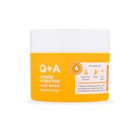 Q+A Maschera per capelli idratante intensa, 200 ml, trattamento condizionante profondo