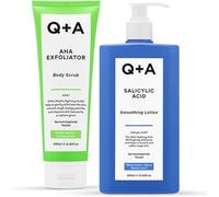 Q+A Peeling corpo AHA e lozione per il corpo acido salicilico