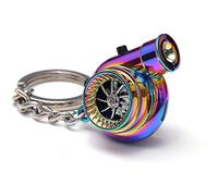 Q&A Portachiavi Turbo,Portachiavi Turbo Con Suono,Ricaricabile Led Portachiavi Mini,USB Portachiavi Turbocompressore,Portachiavi Turbo Macchina/Portachiavi Turbo Suono Per la Deco,regali (Color)