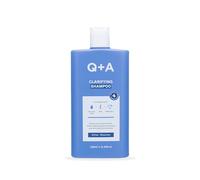 Q+A Shampoo schiarente (250 ml), rinfrescante per il cuoio capelluto, rimozione degli accumuli, idratante e riequilibrante dei microbiomi, shampoo all'acido salicilico, con farina d'avena e prebiotici