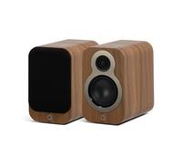 Q Acoustics 3010c - Coppia di altoparlanti compatti da scaffale in legno di quercia, a 2 vie, driver bassi da 4", tweeter da 0,9", altoparlanti stereo/altoparlanti passivi per sistema audio home