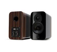 Q ACOUSTICS CONCEPT 300 COPPIA DIFFUSORI DA SCAFFALE+STAND - nero e rosewood