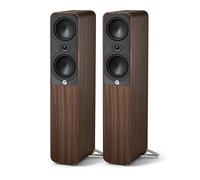 Q Acoustics Santos 5050 - Altoparlante da pavimento in palissandro (altoparlante singolo), 2 x 6 medi/bassi, tweeter da 1", sistema stereo per centro di intrattenimento domestico, TV surround e