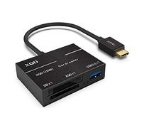 Q-BAIHE Lettore di schede XQD Lettore di schede SD Connettore Type-C Lettore di schede ad alta velocità USB3.0HUB Compatibile con USB 3.0/2.0