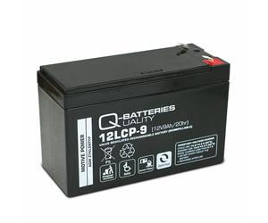 Q-Batterie 12LCP-9 12V 9Ah batteria al piombo tipo AGM - Deep Cycle