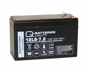 Q-Batterie 12LS-7.2 F1 12V 7.2Ah Batteria al piombo / AGM con VdS