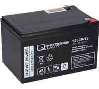 Q-Batteries 12LCP-12 Batteria 12V 13Ah AGM VRLA Deep Cycle 1 Unità Nera