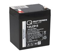 Q-Batteries 12LCP-5 12V - 5Ah AGM BATTTERIA Piombo Cicli Adatta MP5-12C WP5-12E