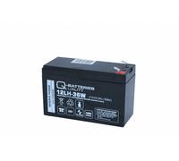 Q-Batteries 12LH-36W 12V 9Ah Lead-Fleece Battery AGM High Current UPS