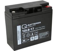 Q-Batteries 12LS-17 12V 17Ah Batteria Al Piombo AGM VRLA Con VdS USV UPC