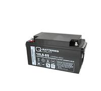 Q-Batteries 12LS-65 - Batteria al piombo in tessuto non tessuto, 12 V, 65 Ah, AGM VRLA con VdS
