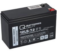 Q-Batteries 12LS-7.2 F1 12V 7,2Ah Batteria Al Piombo A Veloce / AGM VRLA Con VdS