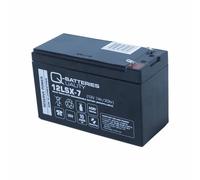 Q-Batteries 12LSX-7 12V 7Ah AGM Batteria 10 anni