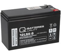 Q-Batteries 12LSX-9 12V 8,8Ah Piombo Feltro Batteria AGM 10 Anni Per Eurbat Ups
