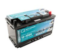Q-Batteries Batteria al litio 12-100S 12,8V 100Ah 1280Wh LiFePO4 con Bluetooth per camper e barche