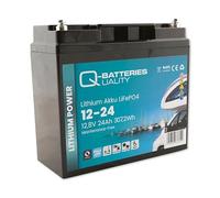 Q-Batteries Batteria al litio 12-24 12,8 V 24 Ah 307,2 Wh LiFePO4