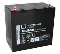 Q-Batteries Batteria al piombo 12LS-55/12 V - 55 Ah tipo standard AGM VRLA 10 anni