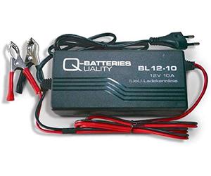 Q-Batteries BL 12-10 - Caricatore per batterie al piombo 12 V - 10 A, corrente di carica IU0U