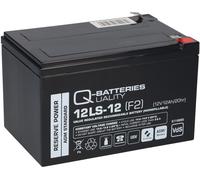 Q-Batteries12LS-12 F2 12V 12Ah Blei-Vlies-Akku AGM Vds Piombo Batteria 13Ah 14Ah