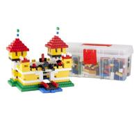Q-BRICKS 3170 VALIGETTA 651Pz "Kit avventura e castello" Mix colori