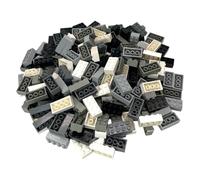 Q-Bricks Set di mattoncini classici | 2 x 4 pietre mescolate | 200 mattoncini in 5 colori | Compatibile con tutte le grandi marche | Prodotto nell'Unione Europea