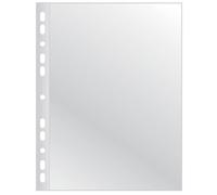 Q-CONNECT 37693 tasca polipropilene Eco perforata antistatica A4 10/100E - Set di 100 210 x 297 mm assortiti