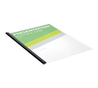 Q-Connect A4 6mm 60 Sheets Black Spine Bar (Pack of 100) KF11415