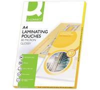 Q-Connect A4 80 Micron Laminating Pouch (Pack of 100) 1 Glossy