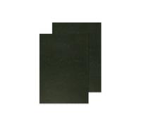 Q-Connect A4 Binding Comb Covers Leathergrain - Black (Pack of 100) 1 Pack of 10