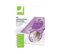 Q-Connect A4 Sticky-Backed Laminating Pouches 125 Micron KF24056 - Pack of 25 1