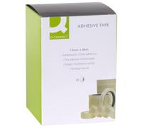 Q-Connect Adhesive Tape 12 mm x 66 m (Pack of 12)