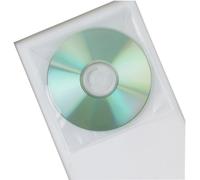 Q Connect - Buste in polipropilene per CD (Confezione da 50)