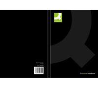 Q-Connect Casebound - Taccuino con copertina rigida, formato A4, 192 pagine, confezione da 3, colore: Nero